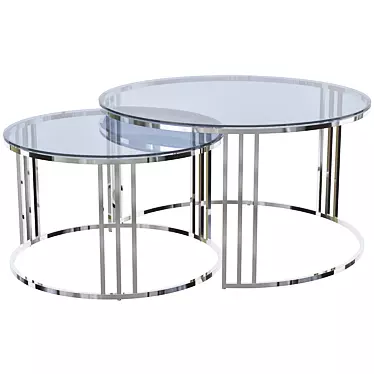 Modern Mercury Coffee Table 3D model image 1 