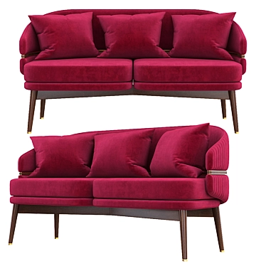 Modern Billy Sofa - 3D Model 3D model image 1 