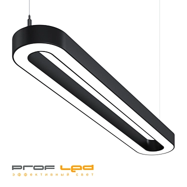 Slim LED Strip Light with Perimeter Illumination 3D model image 1 