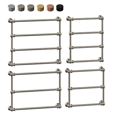 Stella Sirius Wall Mount Towel Warmer Set 3D model image 1 