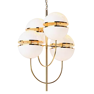 Elegant Spiridon Chandelier 3D model image 1 