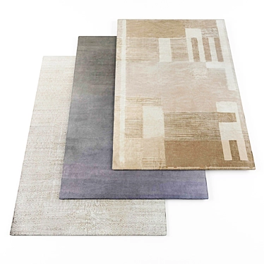 High Resolution Carpets, Set of 5 3D model image 1 