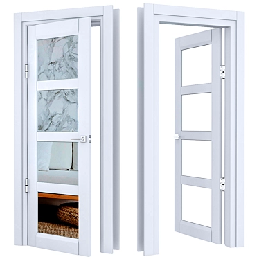 Sleek Varion Doors v002 - Modern Door Design 3D model image 1 