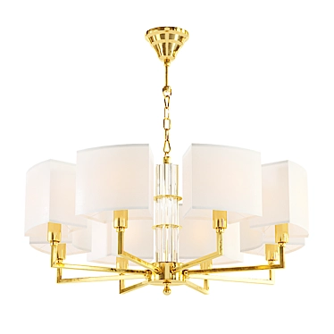 Elegant Maytoni Metropolitan Chandelier 3D model image 1 