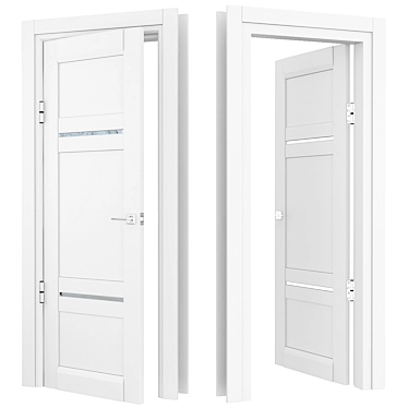 Sleek V007 Varion Doors 3D model image 1 