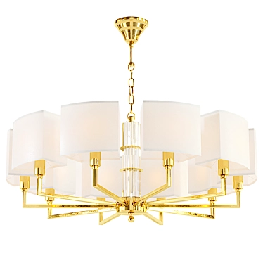 Elegant Maytoni Metropolitan Chandelier 3D model image 1 