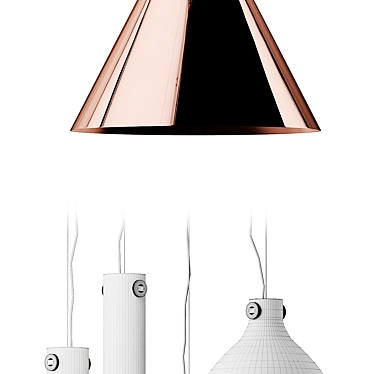 GHIDINI 1961 Indi-Pendant: Cylinder Elegance 3D model image 1 