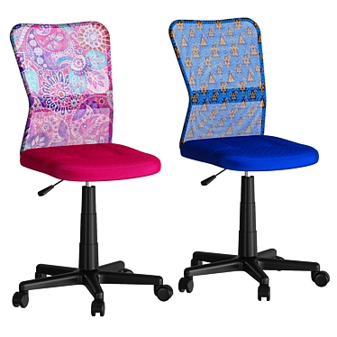 Prosper Mesh Office Chair - Compact and Stylish 3D model image 1 