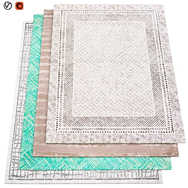 Premium Textured Carpets | 200x300cm 3D model image 1 