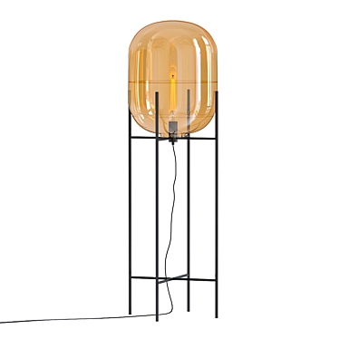 ODA Big Floor Lamp: Modern Elegance 3D model image 1 