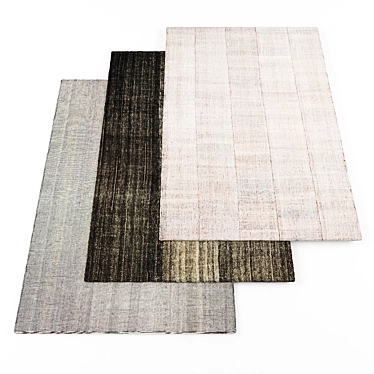 Modern Rugs, High Res, 9 Pieces 3D model image 1 