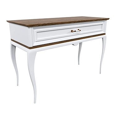 Elegant Vanity Dressing Table 3D model image 1 