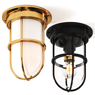 Tekna Bounty Ceiling Lamp: Sleek and Stylish! 3D model image 1 
