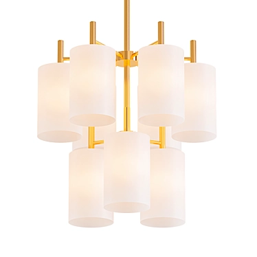 Luxus Brass Chandeliers 3D model image 1 