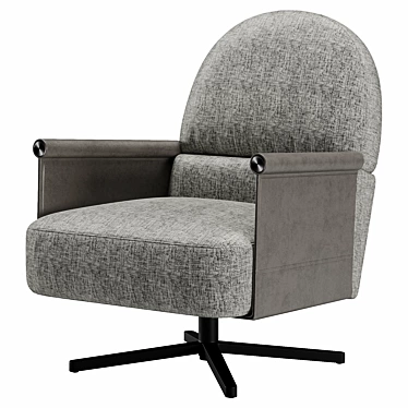 Italian Design: Ditra High-Back Chair 3D model image 1 