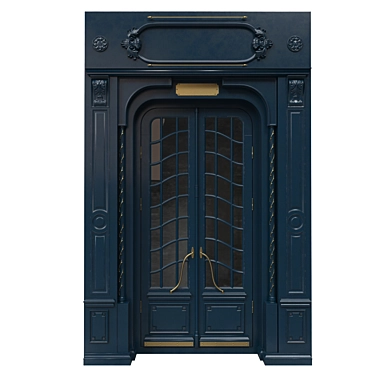 Classic 3D Max Door: 1500x3300mm 3D model image 1 