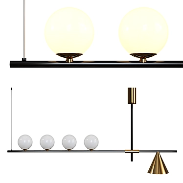 Sophisticated Skagen 5 Lamp 3D model image 1 