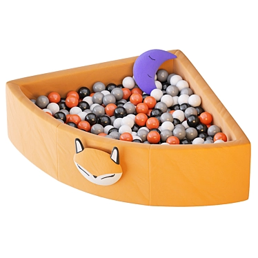 Corner Ball Pool: Interactive Fun for Kids 3D model image 1 