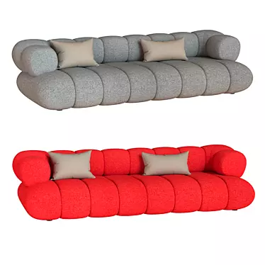 Intermade 3 Seater Sofa: Modern Elegance by Roche Bobois 3D model image 1 