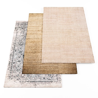 High-Resolution Rugs Set - 6 Pieces 3D model image 1 