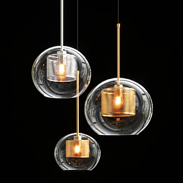 CATCH Lamp: Modern Fire-Inspired Design 3D model image 1 