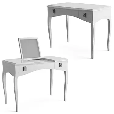 Fendi Casa Canova Beauty Desk: Sleek Elegance for your Vanity 3D model image 1 