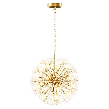 DUNKIRK Chandelier: Elegant Illumination 3D model image 1 