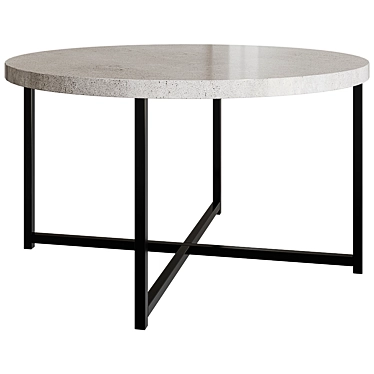 Industrial Style Lagho Coffee Table 3D model image 1 