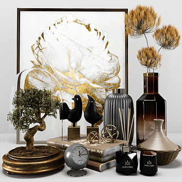 Elegant Decor Set: 2018 Edition 3D model image 1 