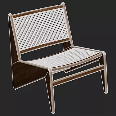 Heaps & Woods Jean Lounge Chair 3D model image 1 