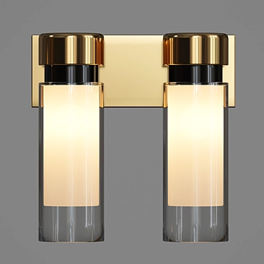 Elegant Verge Wall Light 3D model image 1 