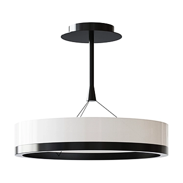 Elegant Circle 60 Pendant Lamp 3D model image 1 