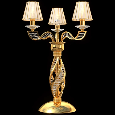 Crystal Waterfall Pendant Lamp 3D model image 1 