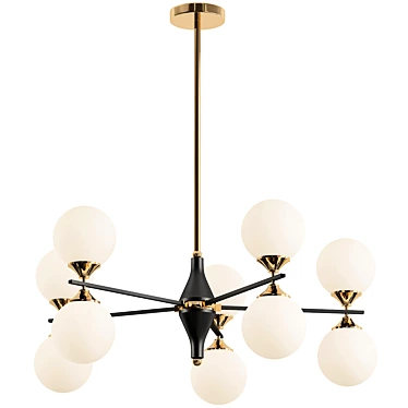 Mysterious 5x Chandelier 3D model image 1 