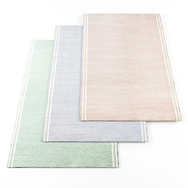 High-Res Carpet Set - 4 Pieces 3D model image 1 