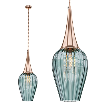 Vintage Pendant Light 3D model image 1 