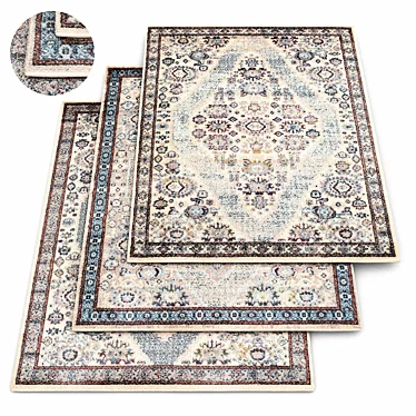 Ankara Rug: Timeless Elegance for Your Space 3D model image 1 