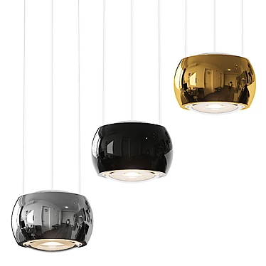 Elegant Joss Pendant Lamp by Lampatron 3D model image 1 