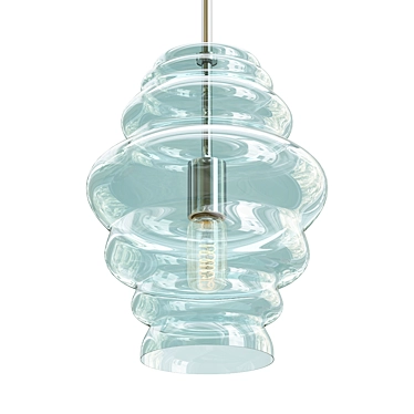 Elegant Natasha Pendant Light 3D model image 1 