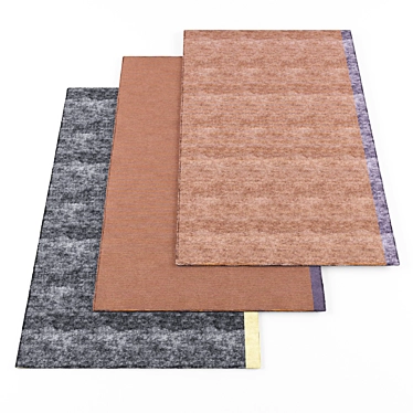 Modern Rugs Set with High Resolution 3D model image 1 