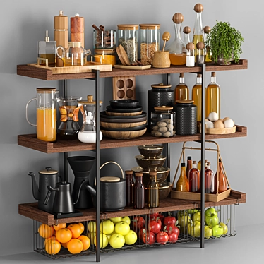 Versatile Kitchen Accessory Set - 2018 3D model image 1 