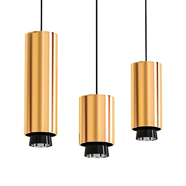 Elegant CLAQUE Pendant Light 3D model image 1 