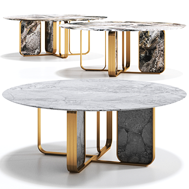 Modern Nova Table: HESSENTIA's Elegant Design 3D model image 1 