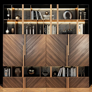 Modern Cabinet Furniture | 0418 3D model image 1 