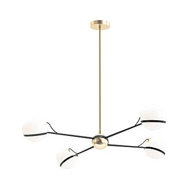 Troy Lighting Ace Pendant: Elegant Loft Concept 3D model image 1 