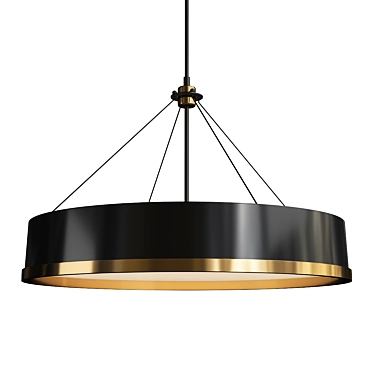 Elegant Pedesina Chandelier 3D model image 1 