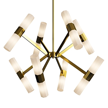 Elegant Marciano Chandelier 3D model image 1 