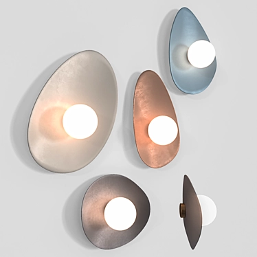 LIindis Wall Lamp: Modern & Stylish 3D model image 1 