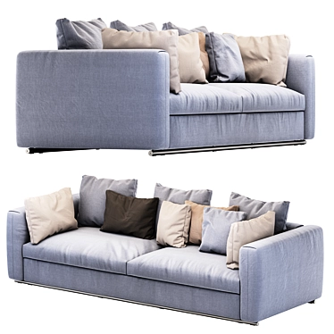 Modern Corner Sofa: FLEXFORM Asolo 3D model image 1 