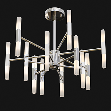 Elegant Freya Consuelo Chandelier 3D model image 1 